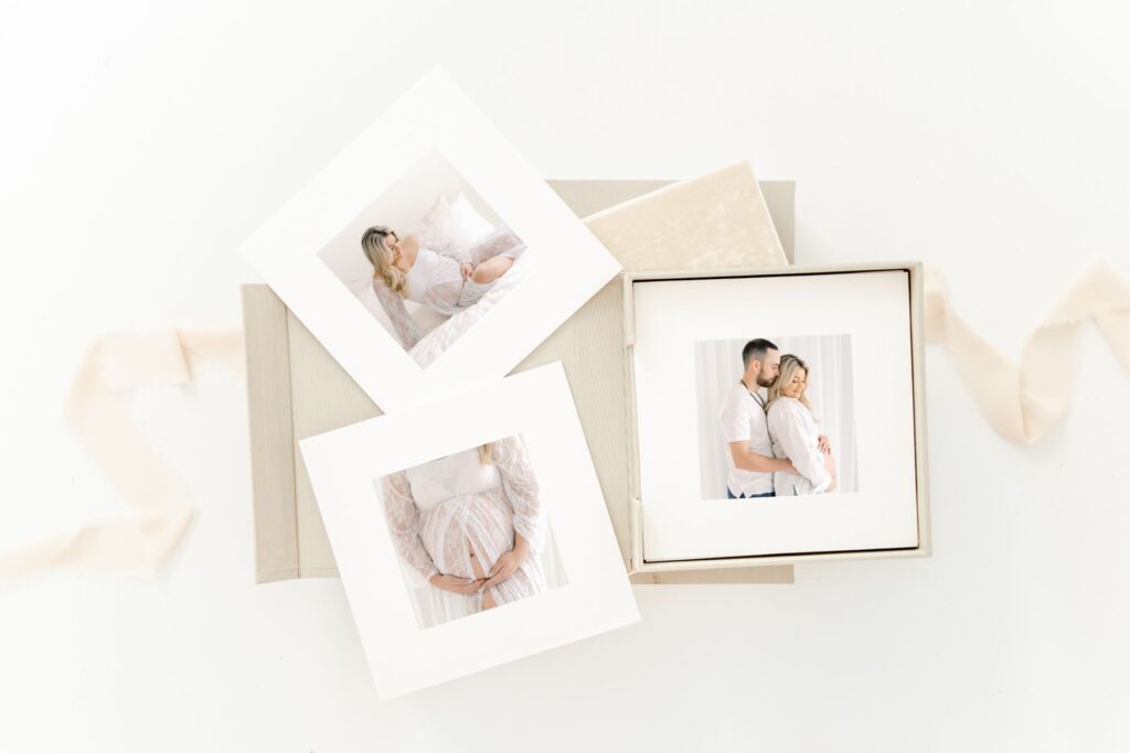 a group of photos of a pregnant woman and a man